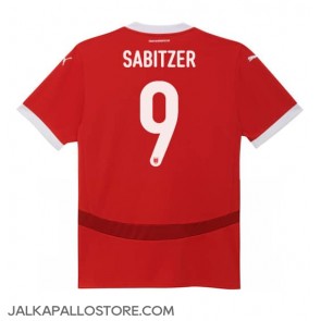 Itävalta Marcel Sabitzer #9 Kotipaita EM-Kisat 2024 Lyhythihainen